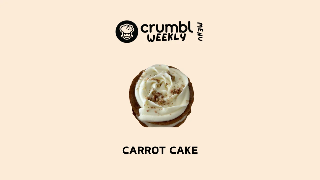 Carrot Cake (LTO) Crumbl Cookies Review