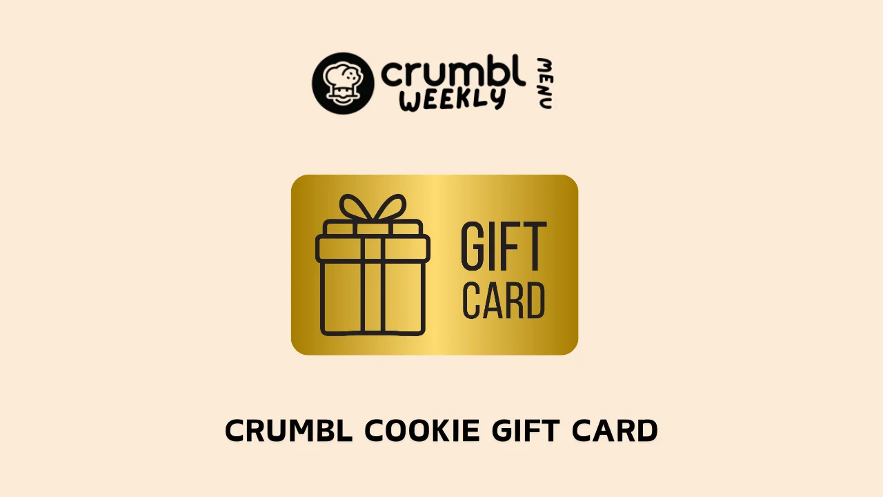 Crumbl Cookie Gift Card